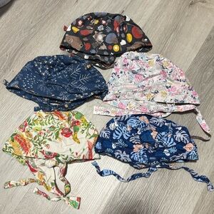 Colorful Patterned Scrub Caps